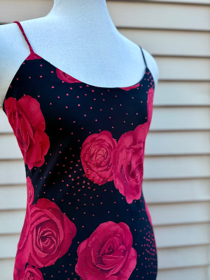 biting on a rose midi