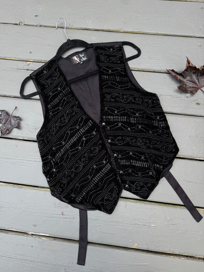 disco cowgirl vest