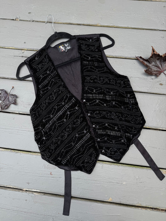 disco cowgirl vest
