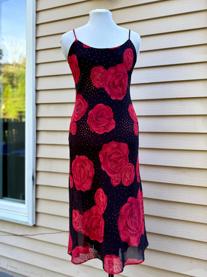 biting on a rose midi