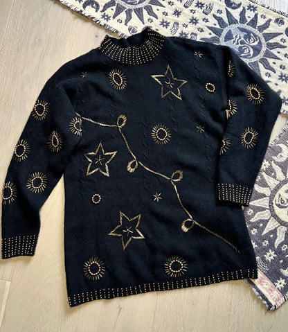 watch the sky sweater