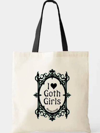 i ♥︎ goth girls tote
