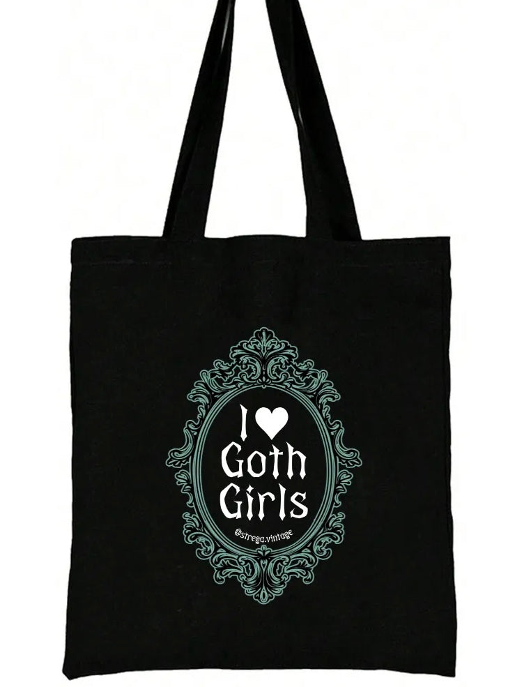 i ♥︎ goth girls tote